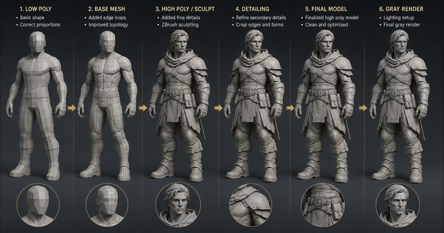 3D Modeling & Sculpting